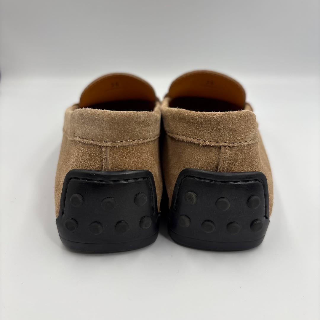 極美品✨トッズ　ブラウン　スエード　ローファー　ゴンミーニ