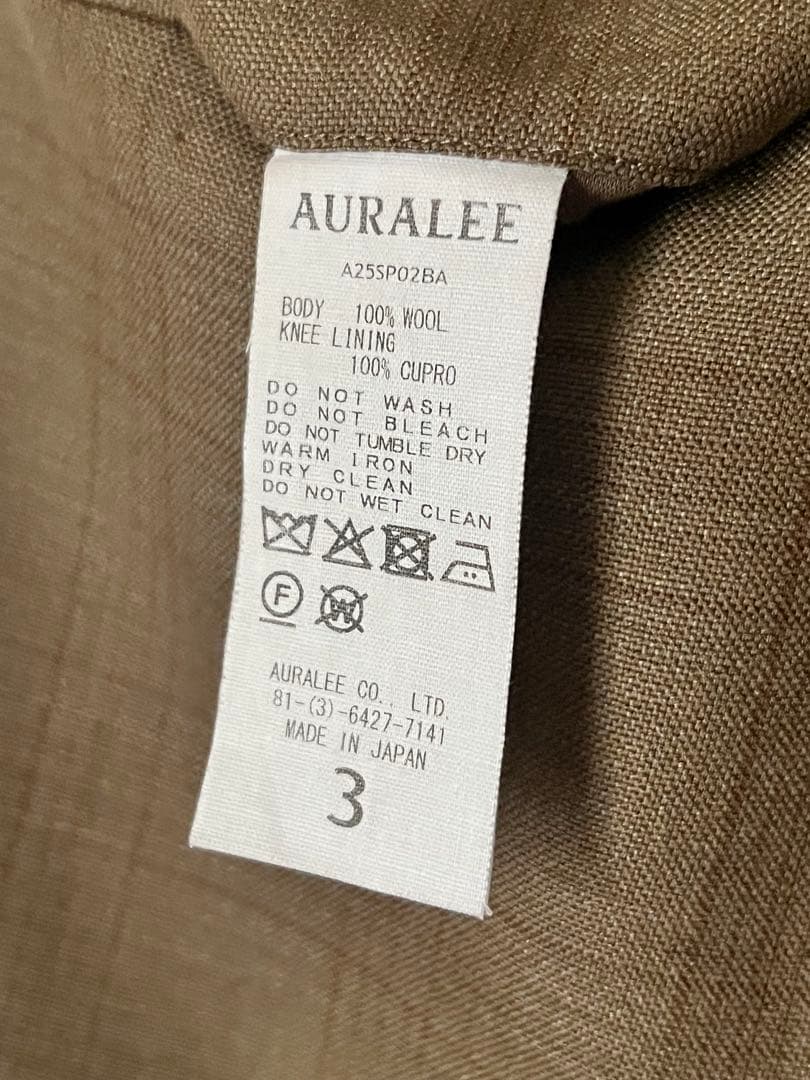 パンツ auralee slacks