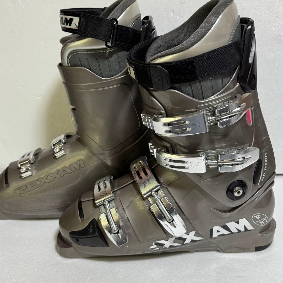 REXXAMレグザム スキーブーツ F 87 グレー　サイズ8 319mm