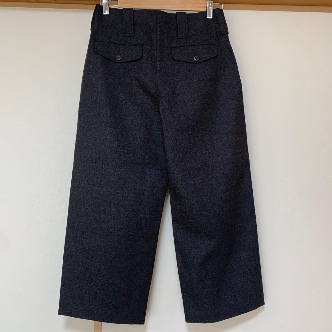 新品タグ付き【MHL】ウールセーラークロップドパンツ
