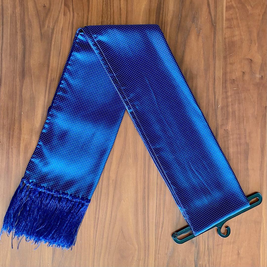 【ジョリジョリーナ！】stefanobigi ネイビー ドット柄 ストール