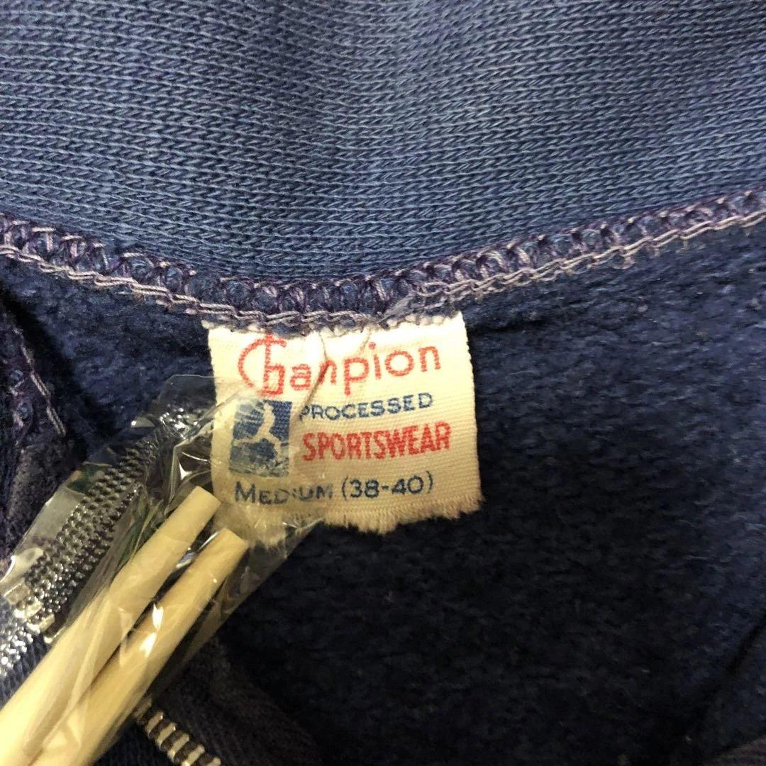 T*u様 Champion 60s ハーフジップsweat