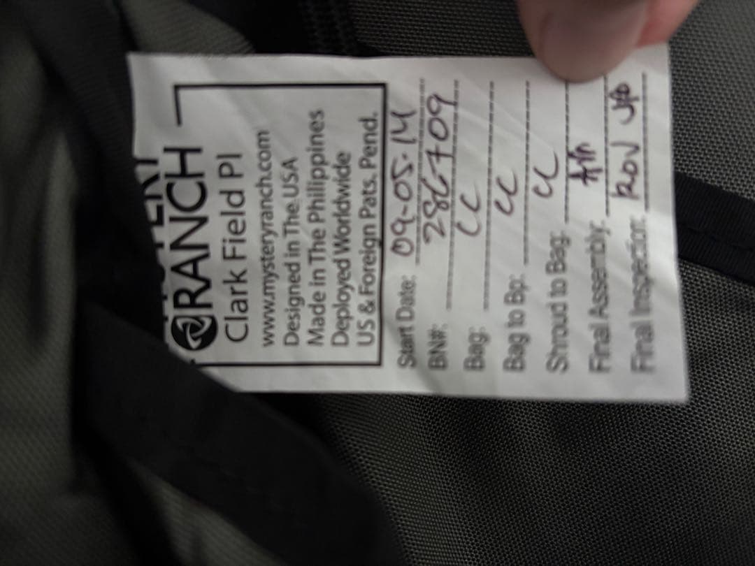 MYSTERY RANCH メッセンジャーバッグ ブラック