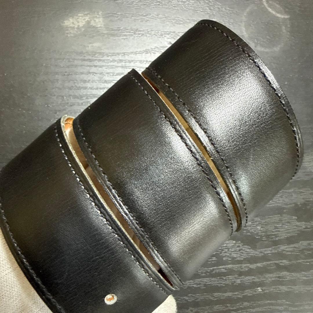 HERMES エルメスコンスタンスリバーシブルベルト60 シルバーバックル　美品