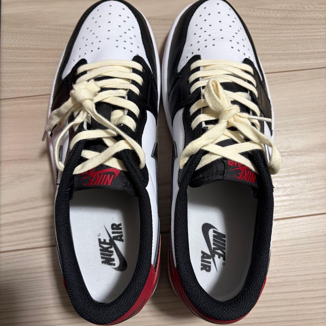 シューズ(男性用) Nike Air Jordan 1 Retro Low OG Black Toe