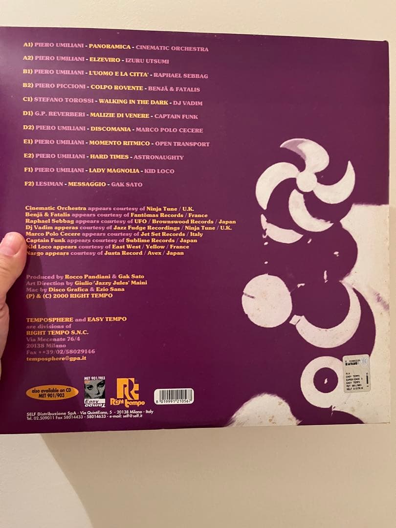 EASY TEMPO 3枚組LP 須永辰緒　FPM muro