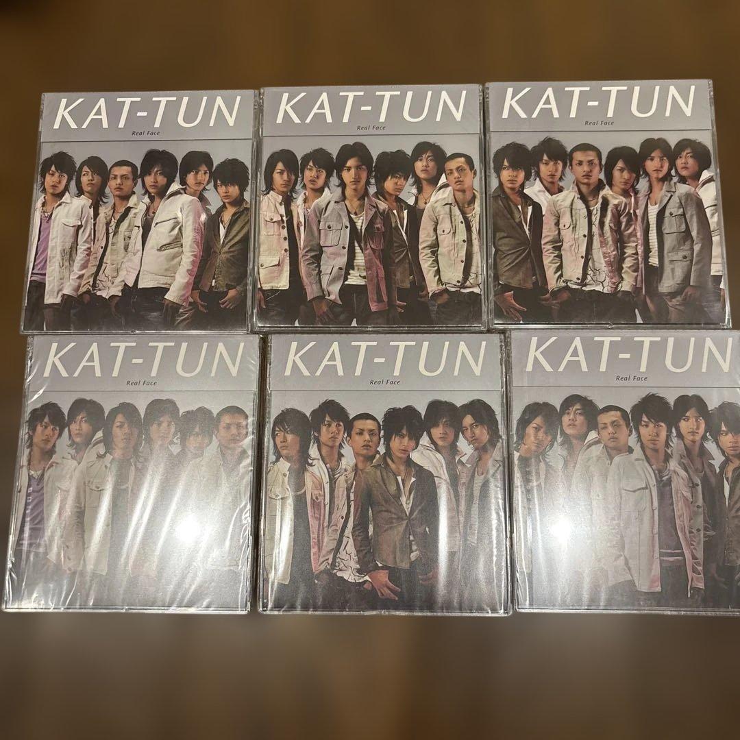 KAT-TUN Real Face デビュー　センターローテ　新品未開封 6枚