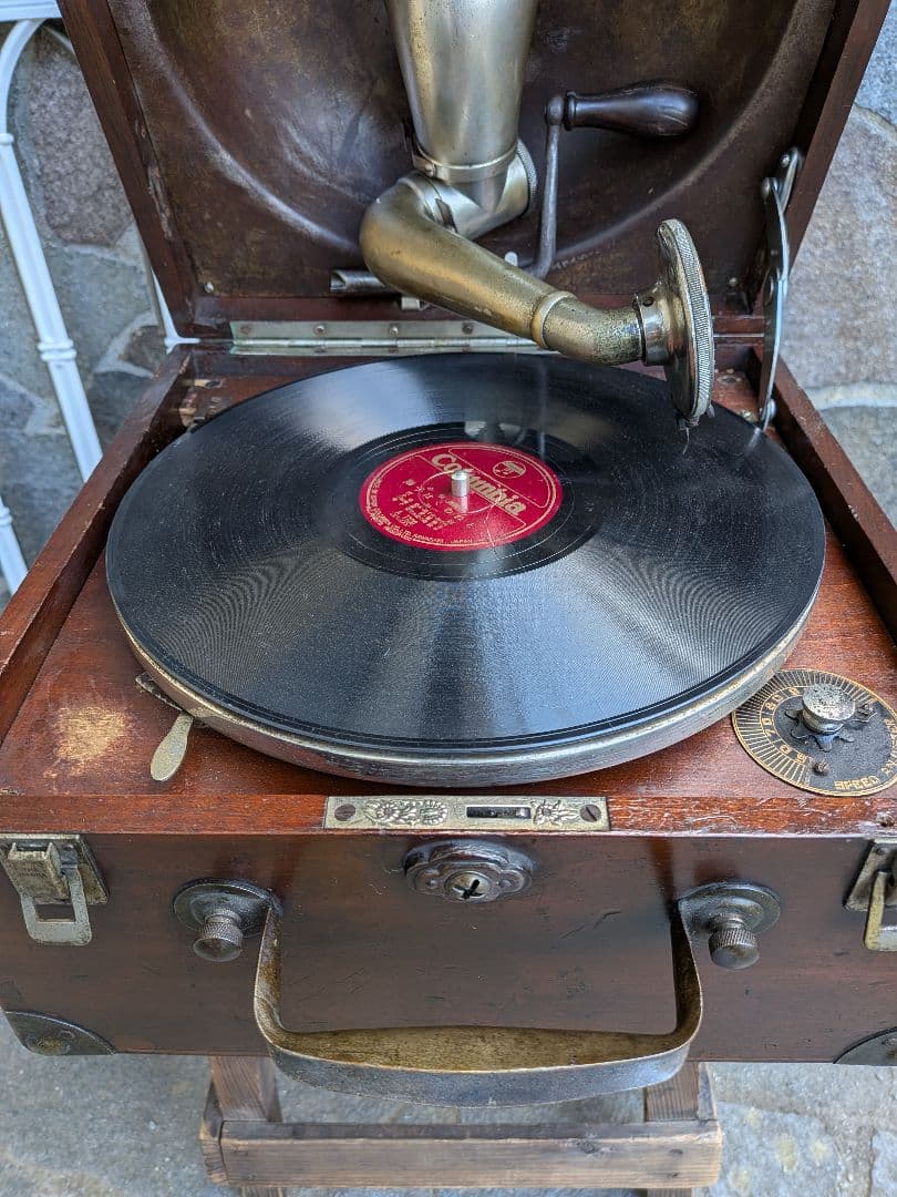 長*一様 アメリカ 1920-30年代製 Magna マグナ 上蓋裏 反響装置式