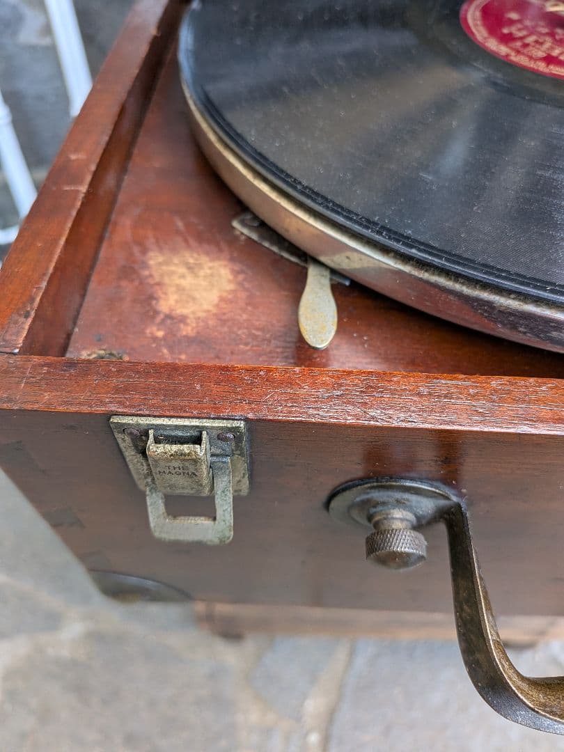 長*一様 アメリカ 1920-30年代製 Magna マグナ 上蓋裏 反響装置式