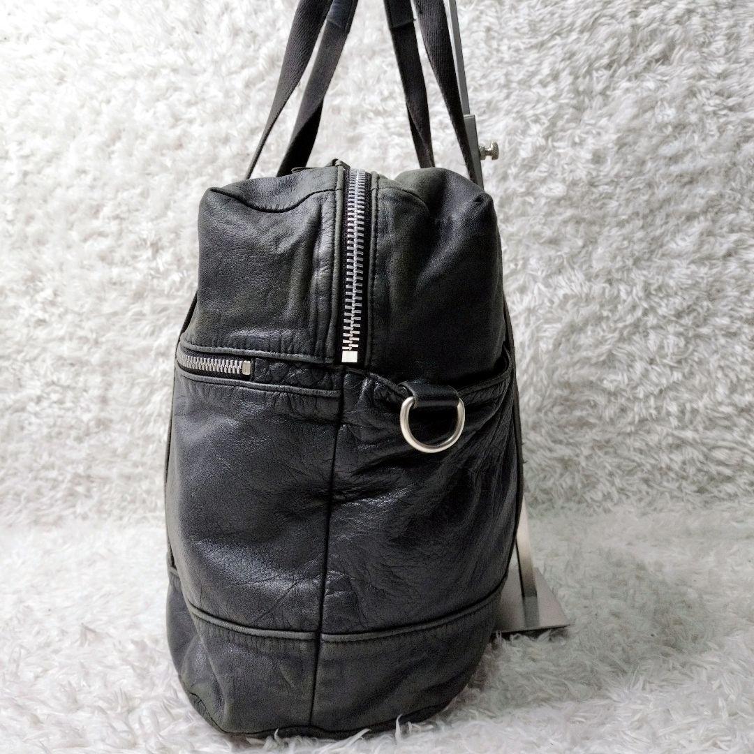 Y’s Yohji Yamamoto レザー ボストンバッグ レザー　2way