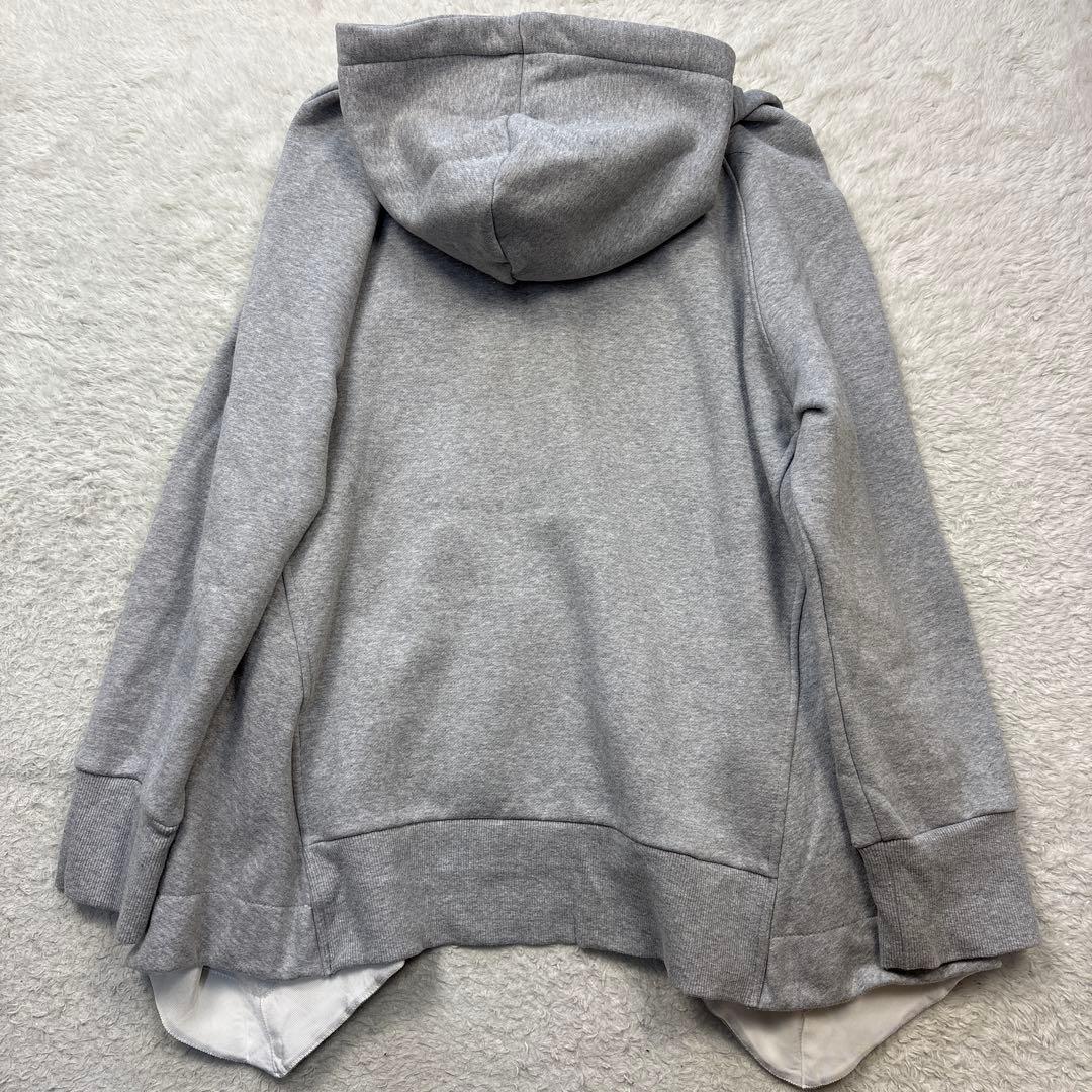 BEARDSLEY ビアズリー Aラインフレアパーカー　ジップアップ　裏起毛