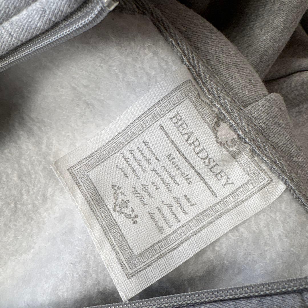 BEARDSLEY ビアズリー Aラインフレアパーカー　ジップアップ　裏起毛