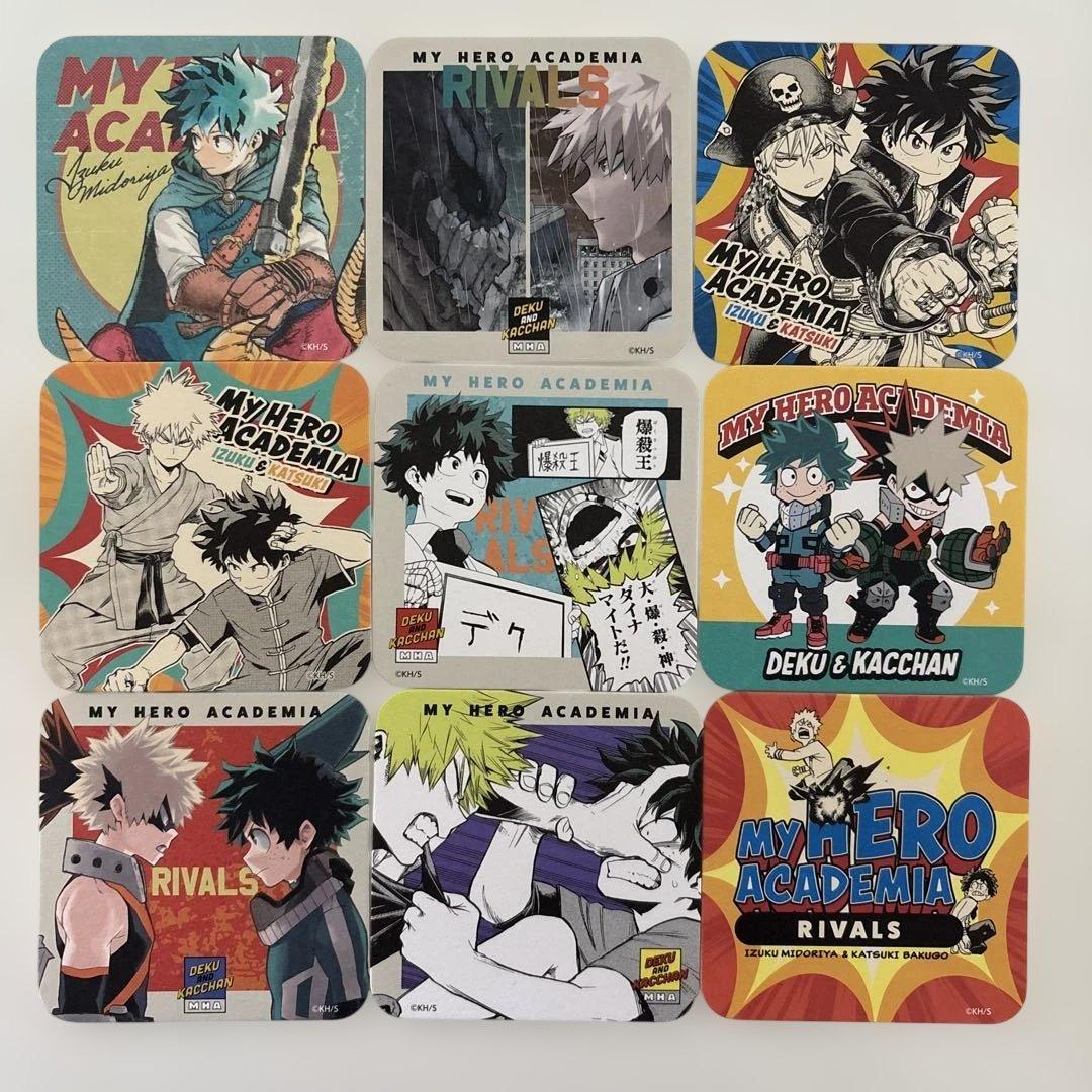 僕のヒーローアカデミア アートコースター rivals コンプリートセット