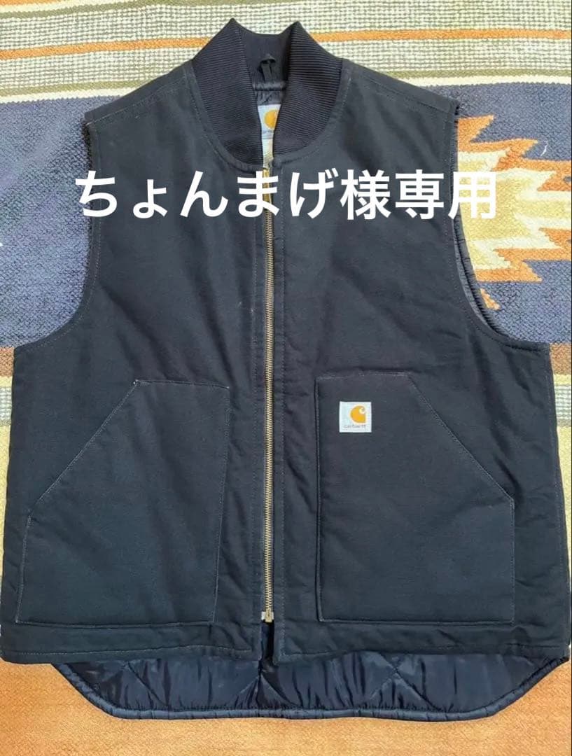 90's Carhartt ダックベスト　サイズL USA生地使用メキシコ産
