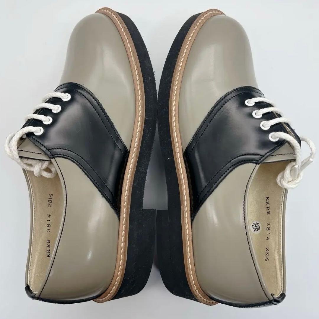 【未使用級】ハルタ 【23.5】 HARUTA サドルシューズ