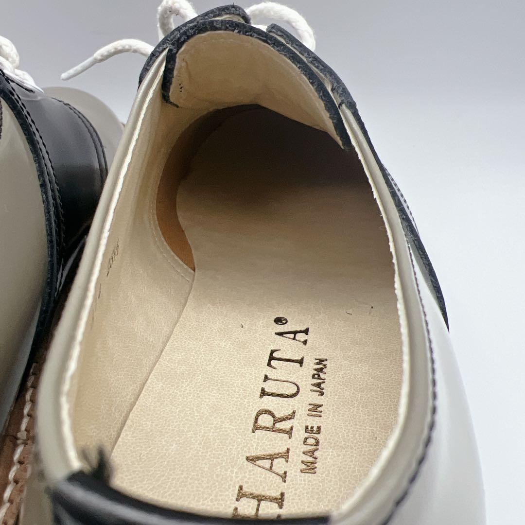 【未使用級】ハルタ 【23.5】 HARUTA サドルシューズ