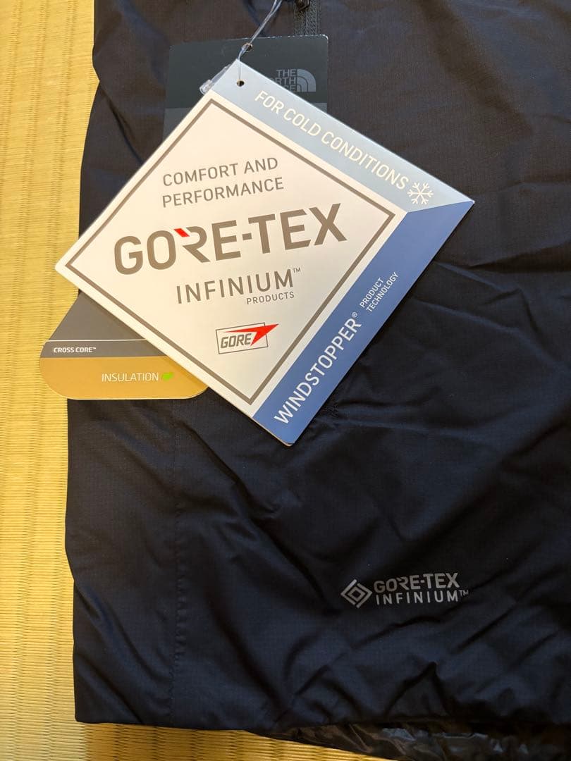 新品未使用ノースフェイス　GORE-TEXトレイルベスト、Ｍ、ブラック