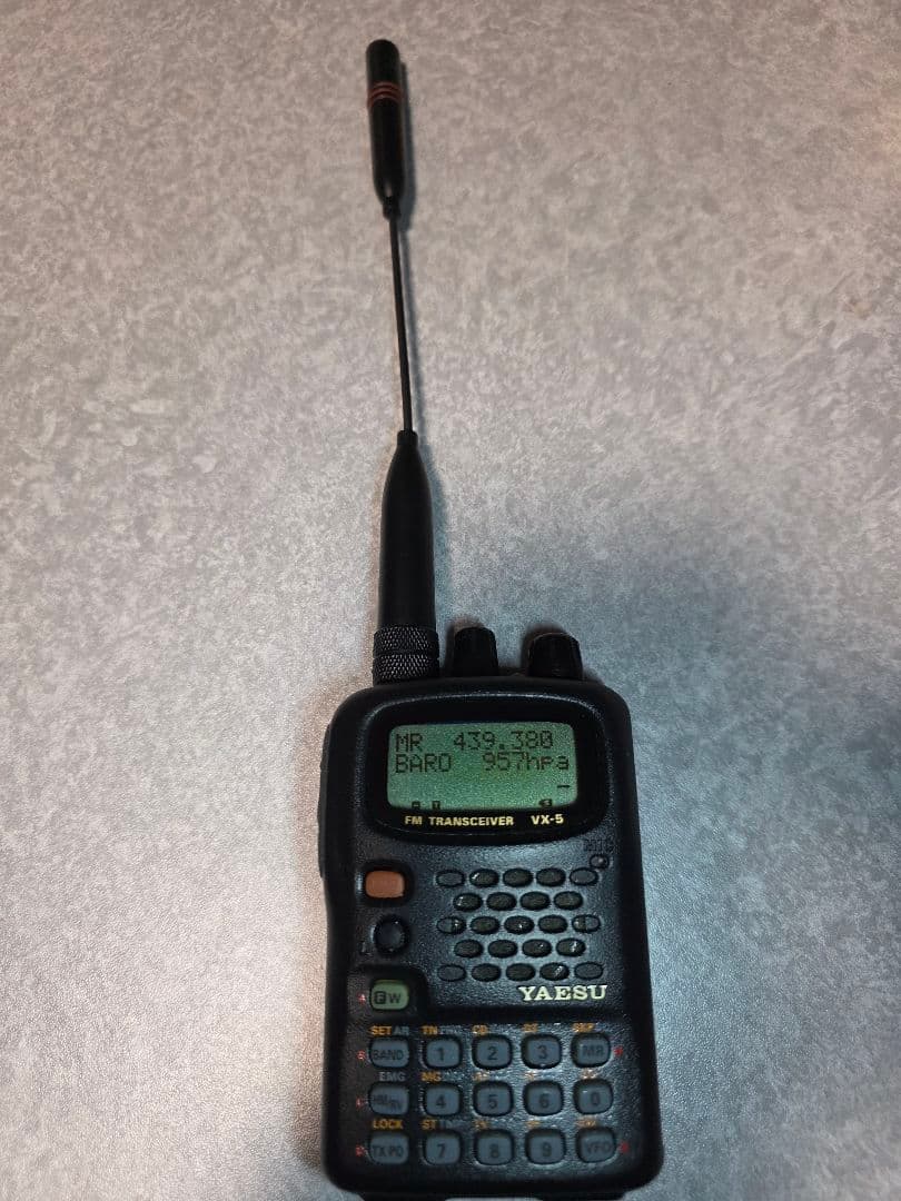 VX-5 気圧センサーユニット内蔵 スピーカーマイクMH-34付 社外品アンテナ