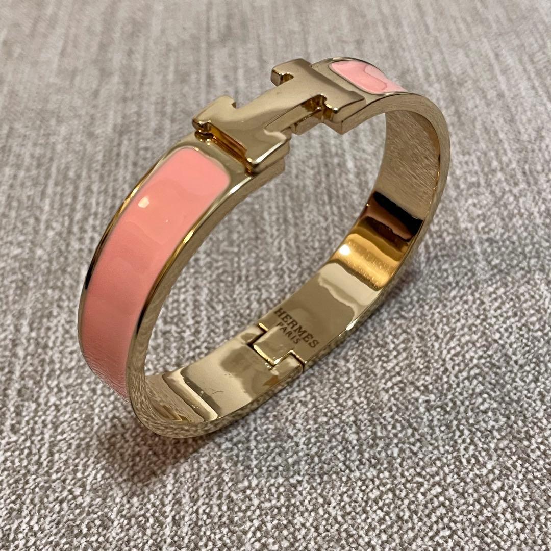 HERMES ピンクバングル