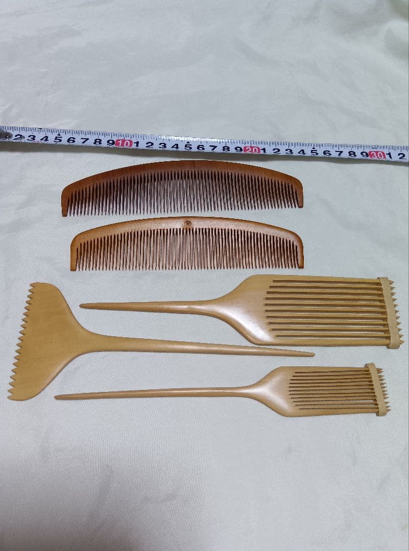日本髪　床山　結髪　柘植櫛　つげ櫛