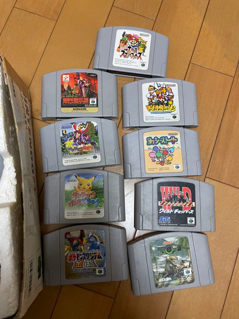 任天堂64  本体  カセット9個セット