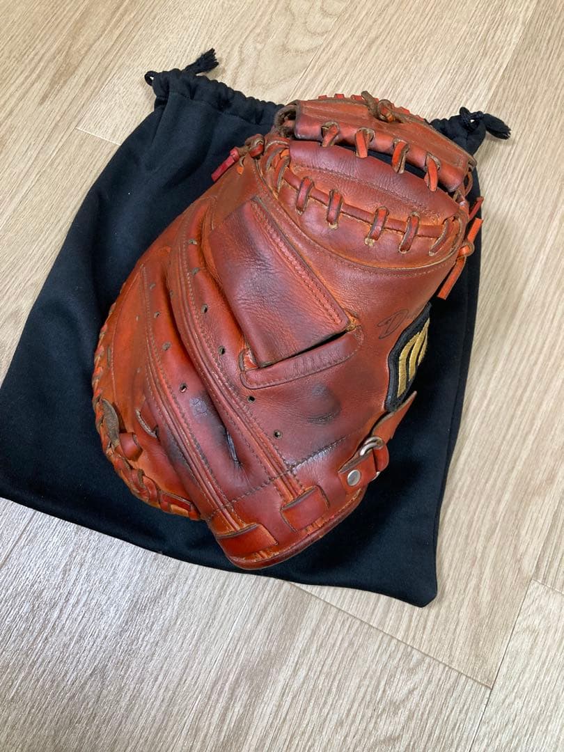 1584様用　硬式　キャッチャーミット　クレストハイドヨーロピアンキップレザー