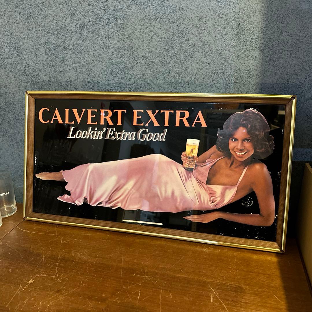 ヴィンテージ　ミラー　CALVERT EXTRA