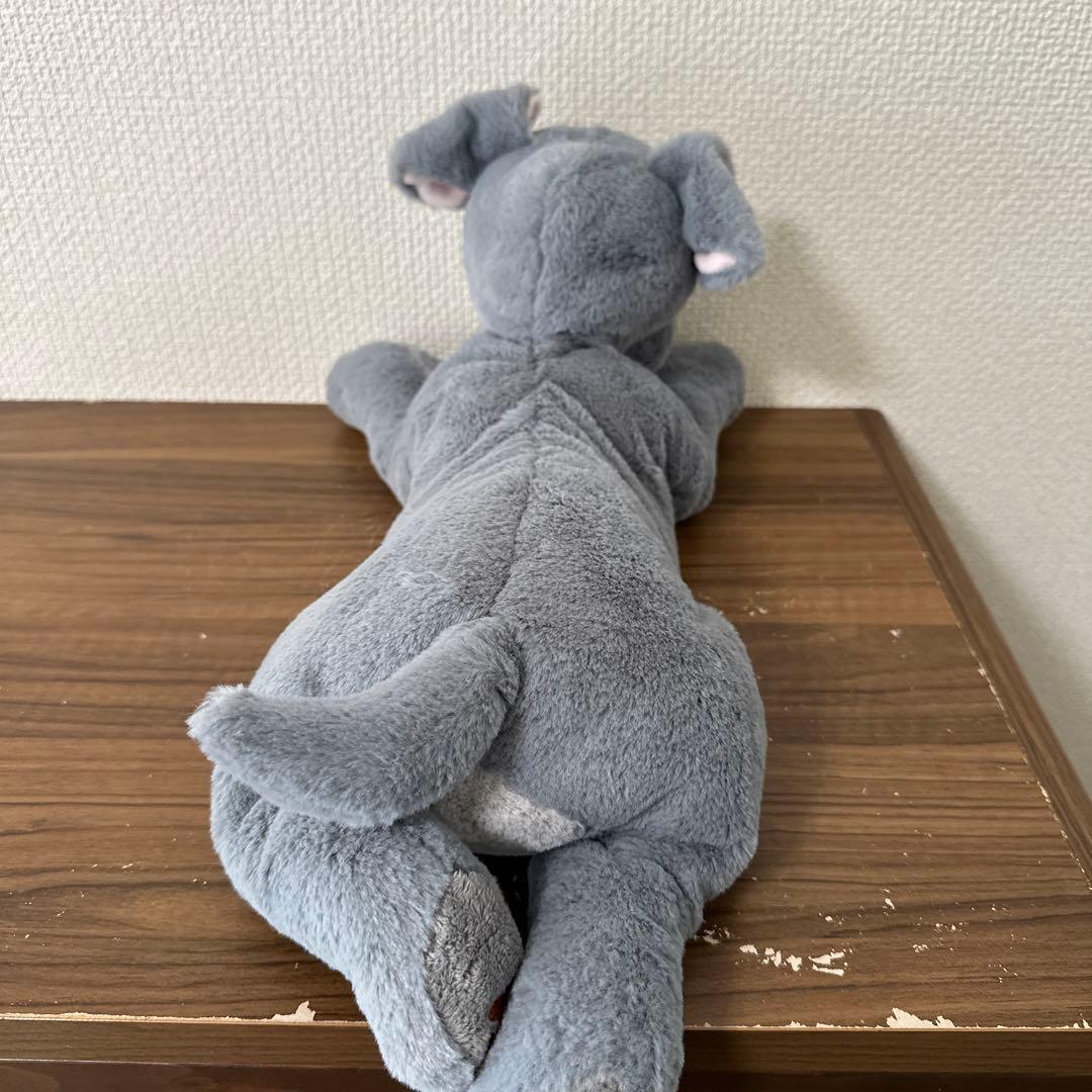 【希少】　ディズニーストア　わんわん物語　トランプ　寝そべりぬいぐるみ