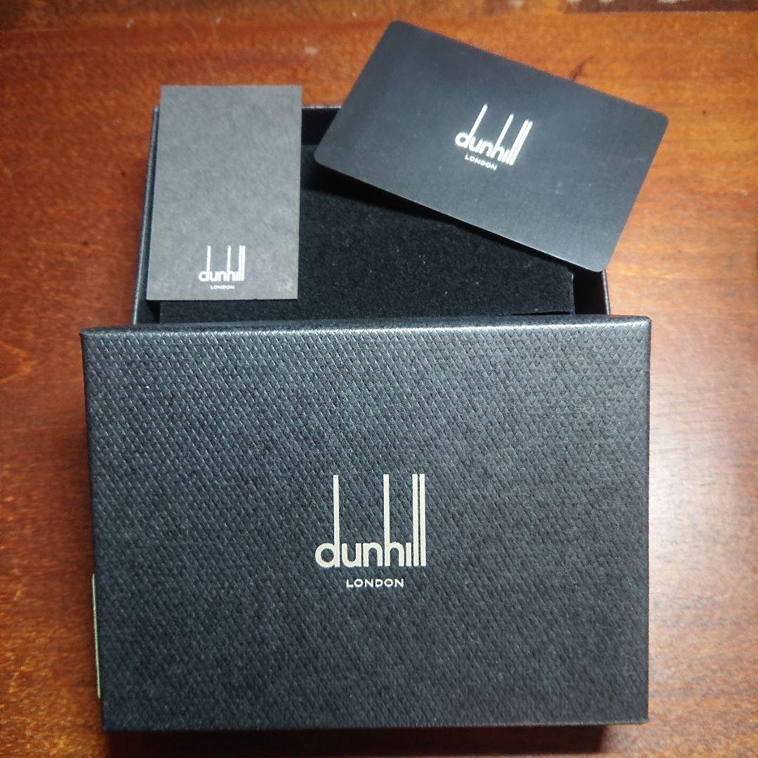 ダンヒル MICRO D-EIGHT レザーメッシュ 名刺入れ