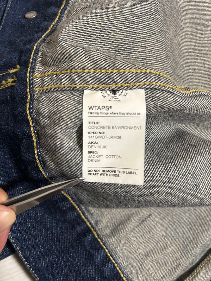 WTAPS 14ssデニムジャケット 2nd