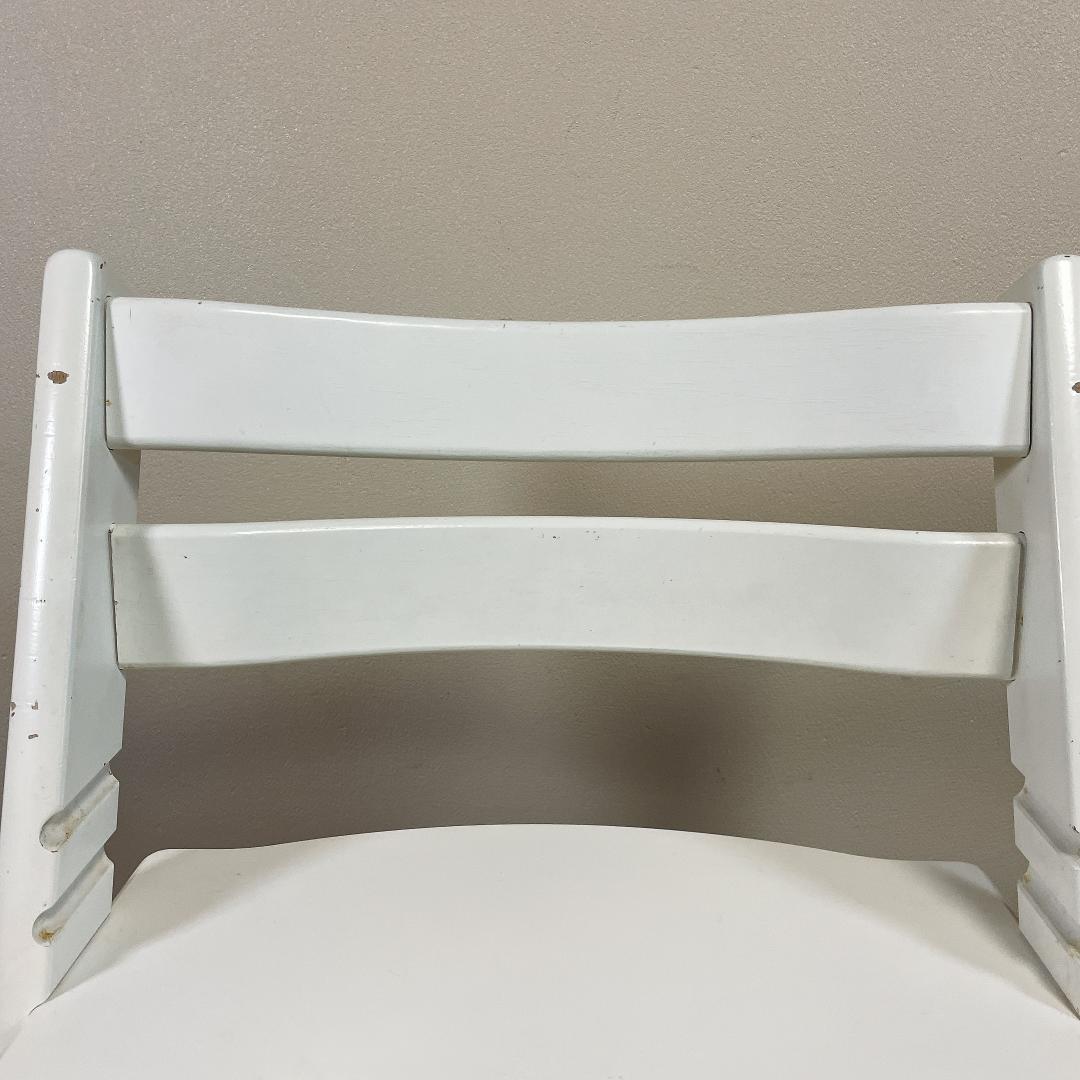 【良品】STOKKE トリップトラップ ホワイト シリアル6