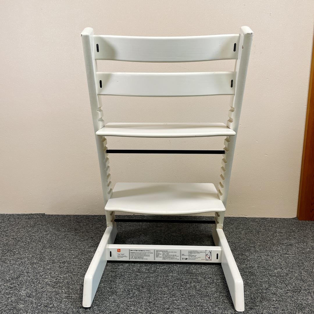 【良品】STOKKE トリップトラップ ホワイト シリアル6