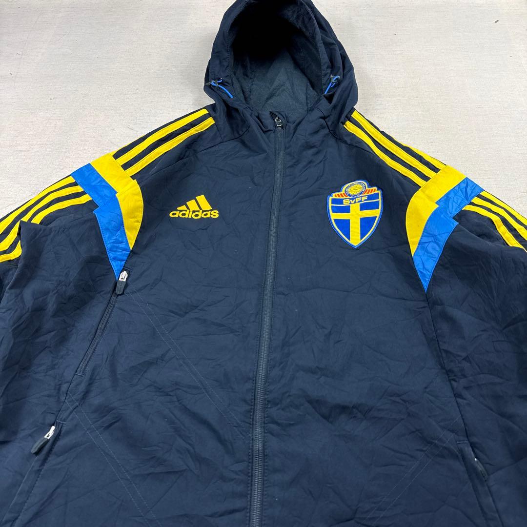 12-13 adidas スウェーデン代表 ナイロンジャケット サッカー O