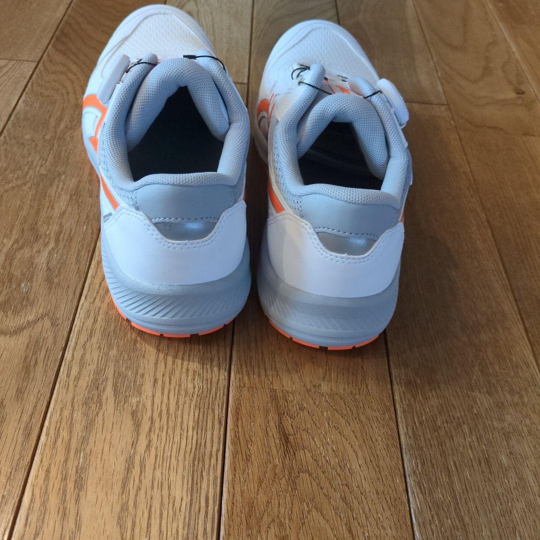 ASICS ボアシステム安全靴 CP219BOA ホワイト/オレンジ