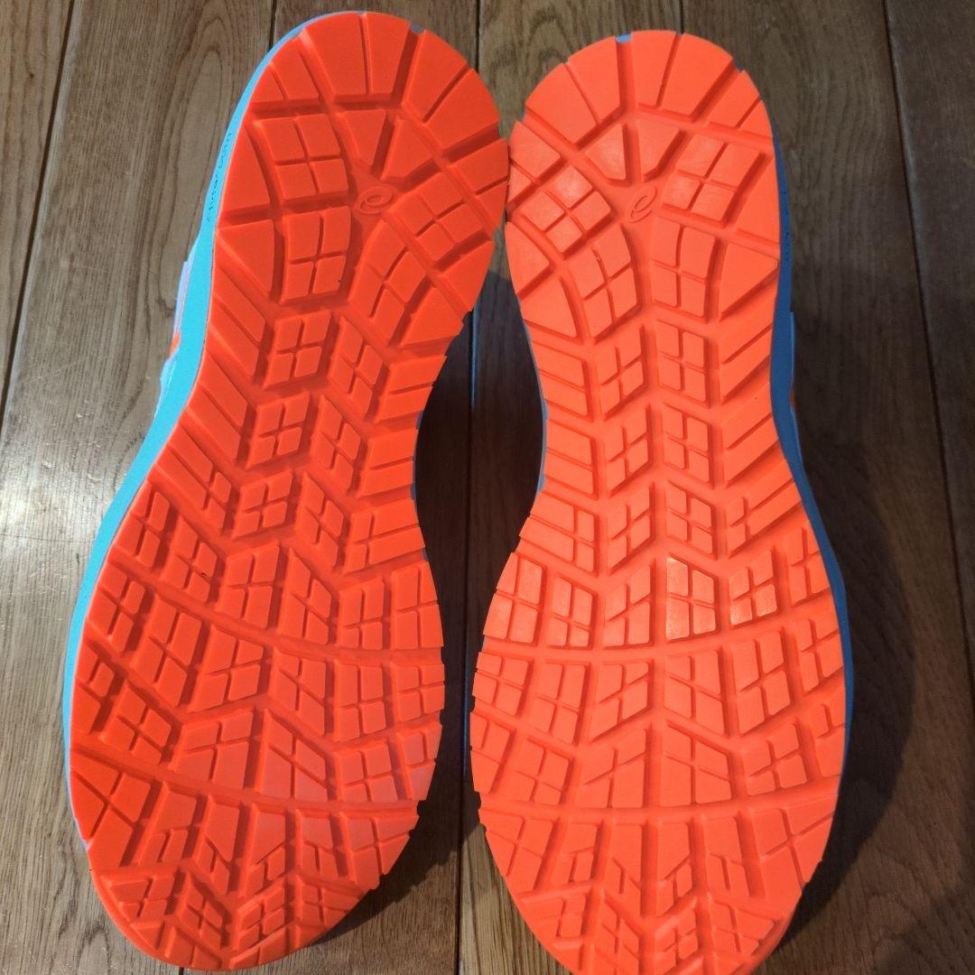 ASICS ボアシステム安全靴 CP219BOA ホワイト/オレンジ