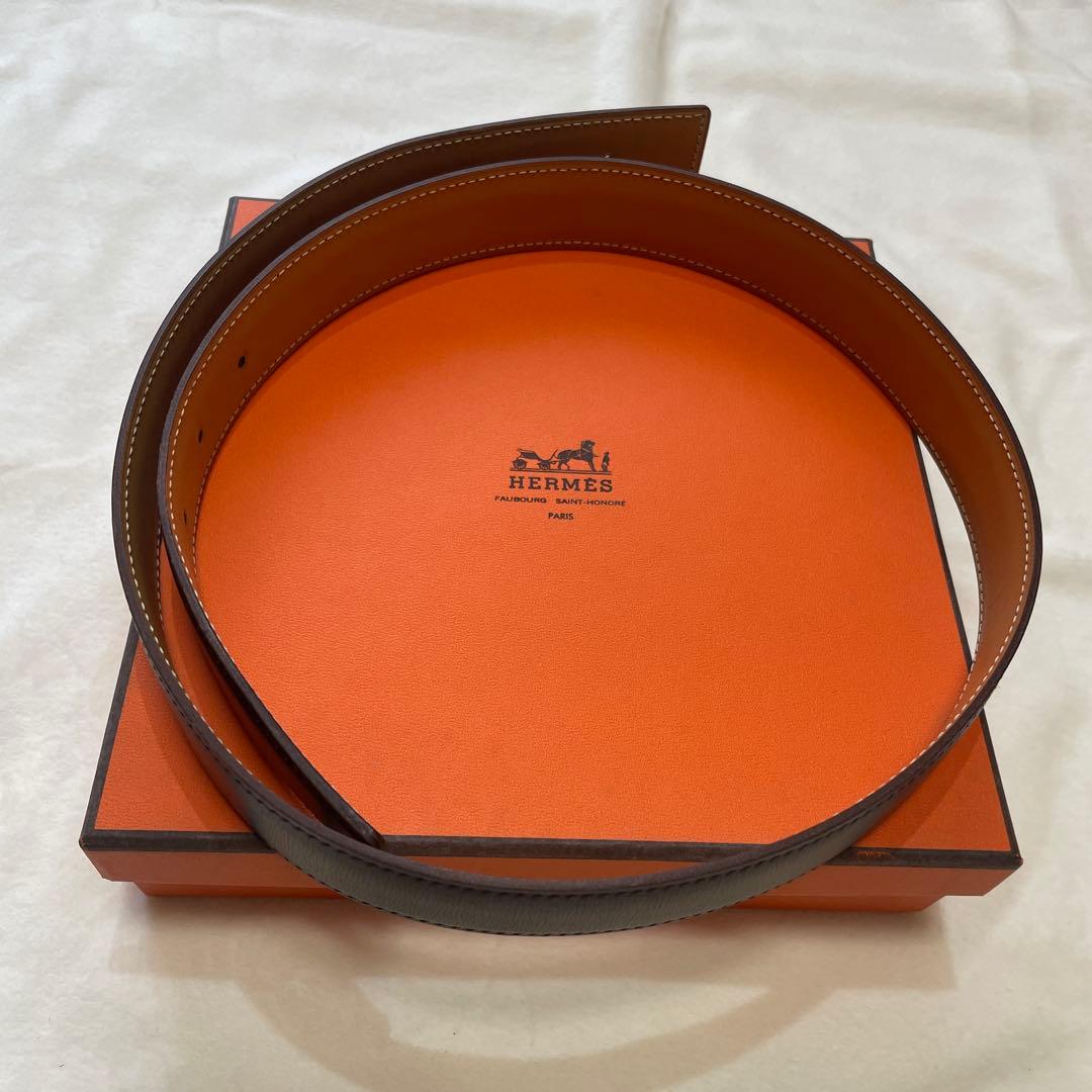 HERMES ベルト 黒 80 サイズ 箱付き