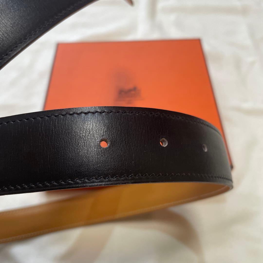 HERMES ベルト 黒 80 サイズ 箱付き