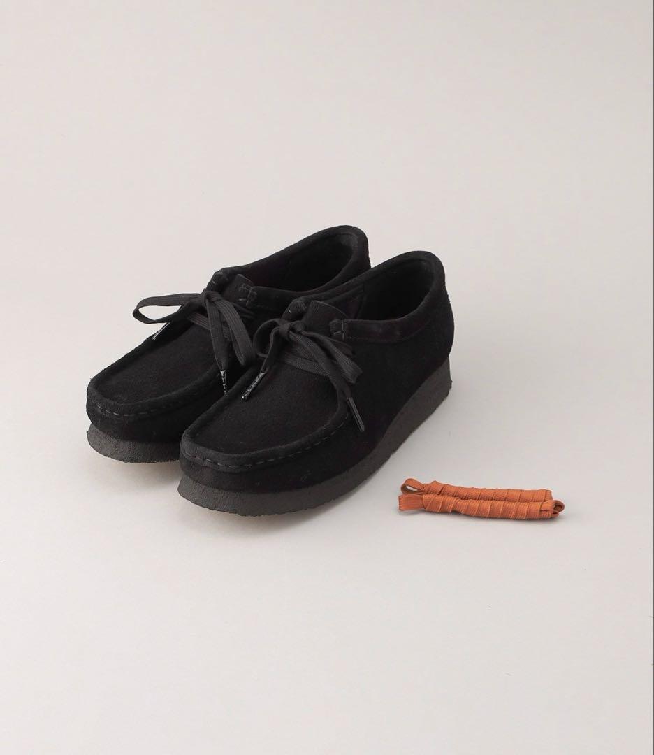●美品● CLARKS/クラークス　Wallabee/ワラビー　スエード　黒