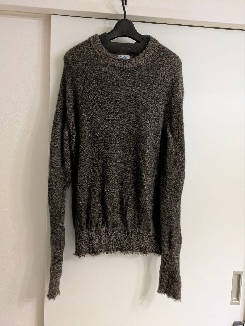 せ*い様 MAATEE&SONS ブラックアルパカ ひょっとこP/O SWEAT