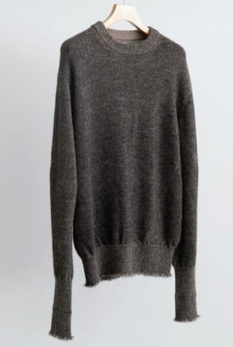 せ*い様 MAATEE&SONS ブラックアルパカ ひょっとこP/O SWEAT