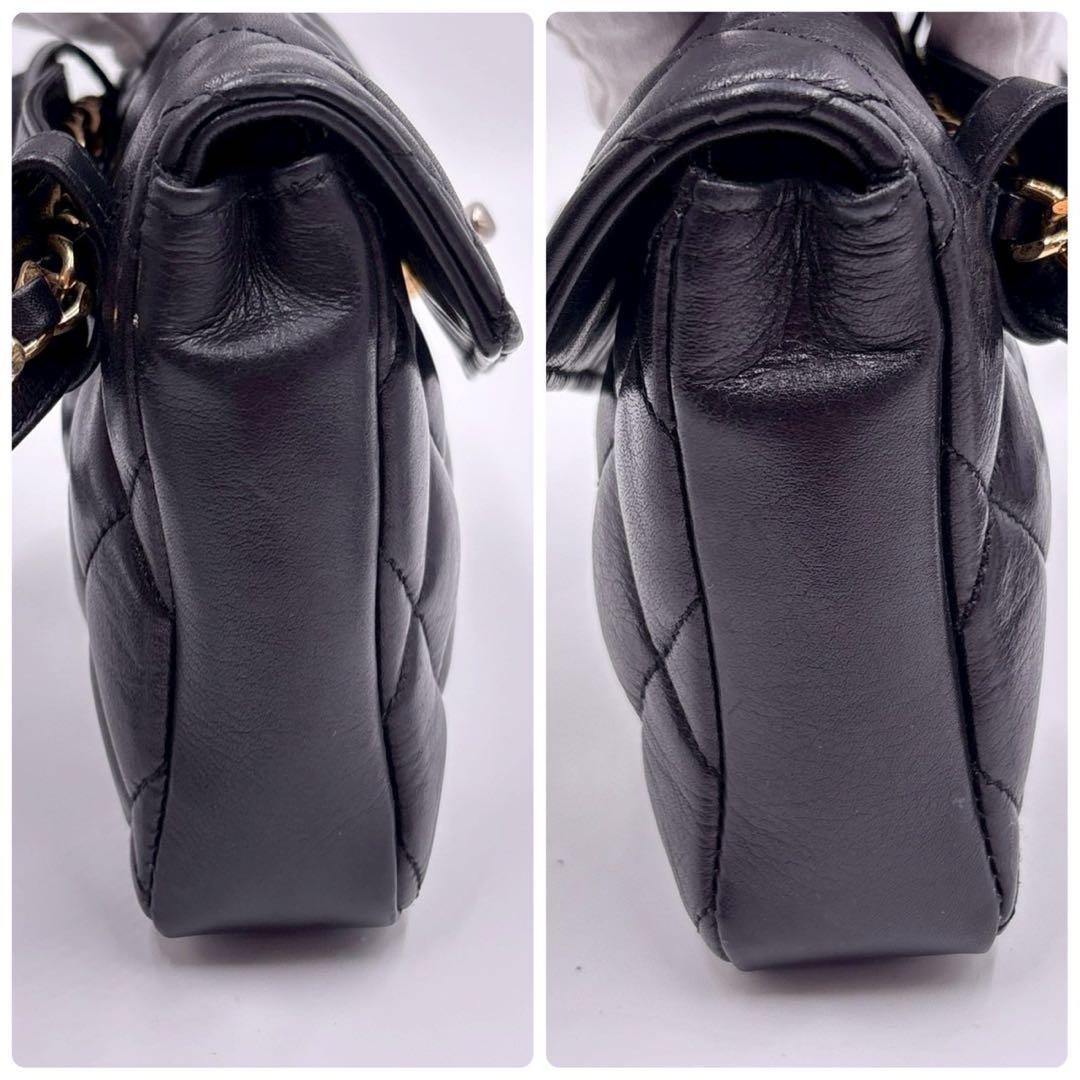 CHANEL シャネル ウエストバッグ マトラッセ ラムスキン ココマーク