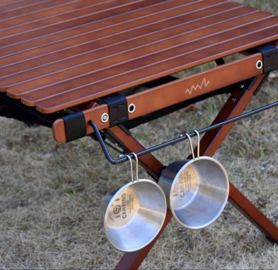 アルペンアウトドア ウッドロールテーブル96 天然木新品未使用定価19,990円