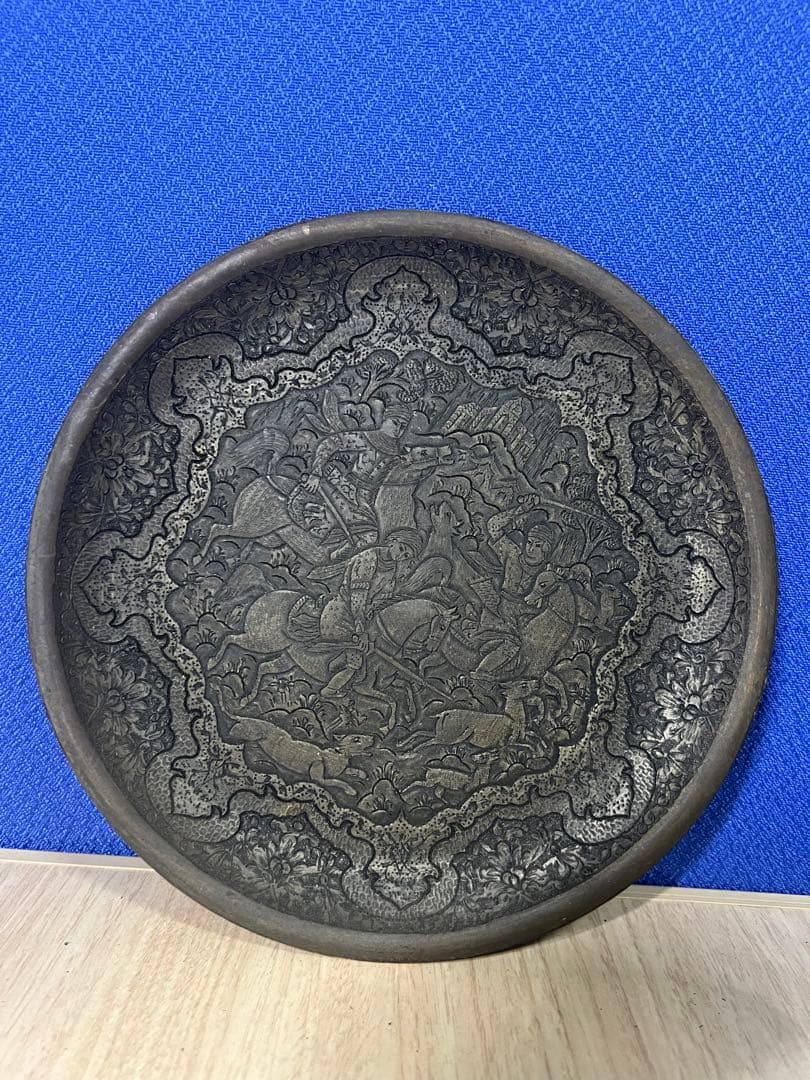 アンティーク壁掛けの皿