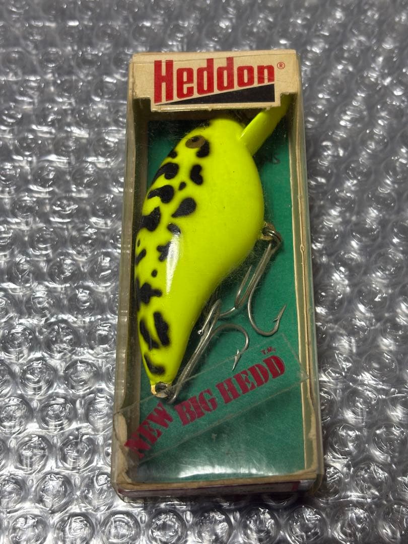 オールドヘドン　ビッグヘッド　CDF 激濃色　良個体　NIB 新品　HEDDON