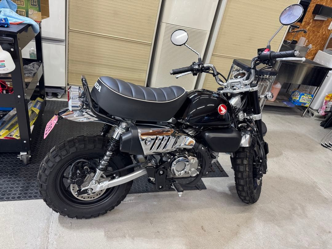 ！超美品！モンキー125 武川グラブバー　ブラックJB02 JB03 JB05