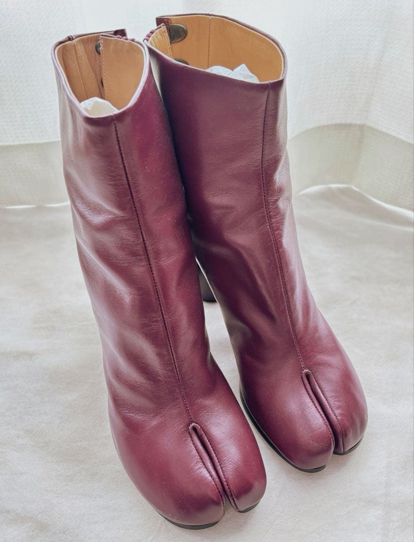 Maison Margiela Tabi size:39 バーガンディ