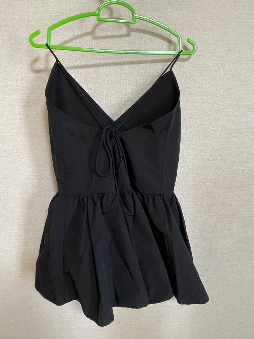 IENA グログランキャミブラウス　ブラック