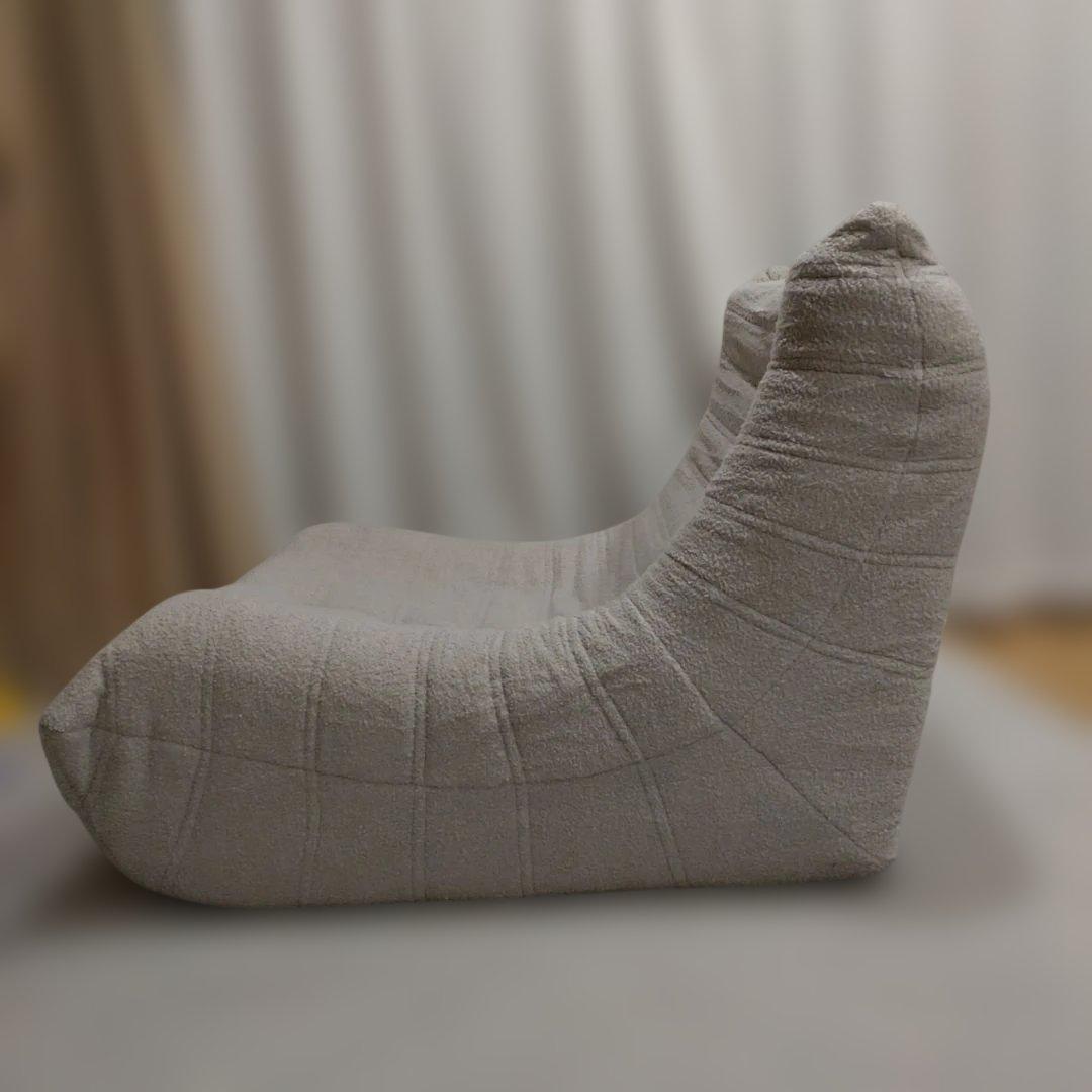 シープボア調　圧縮ウレタンソファ　一人掛け