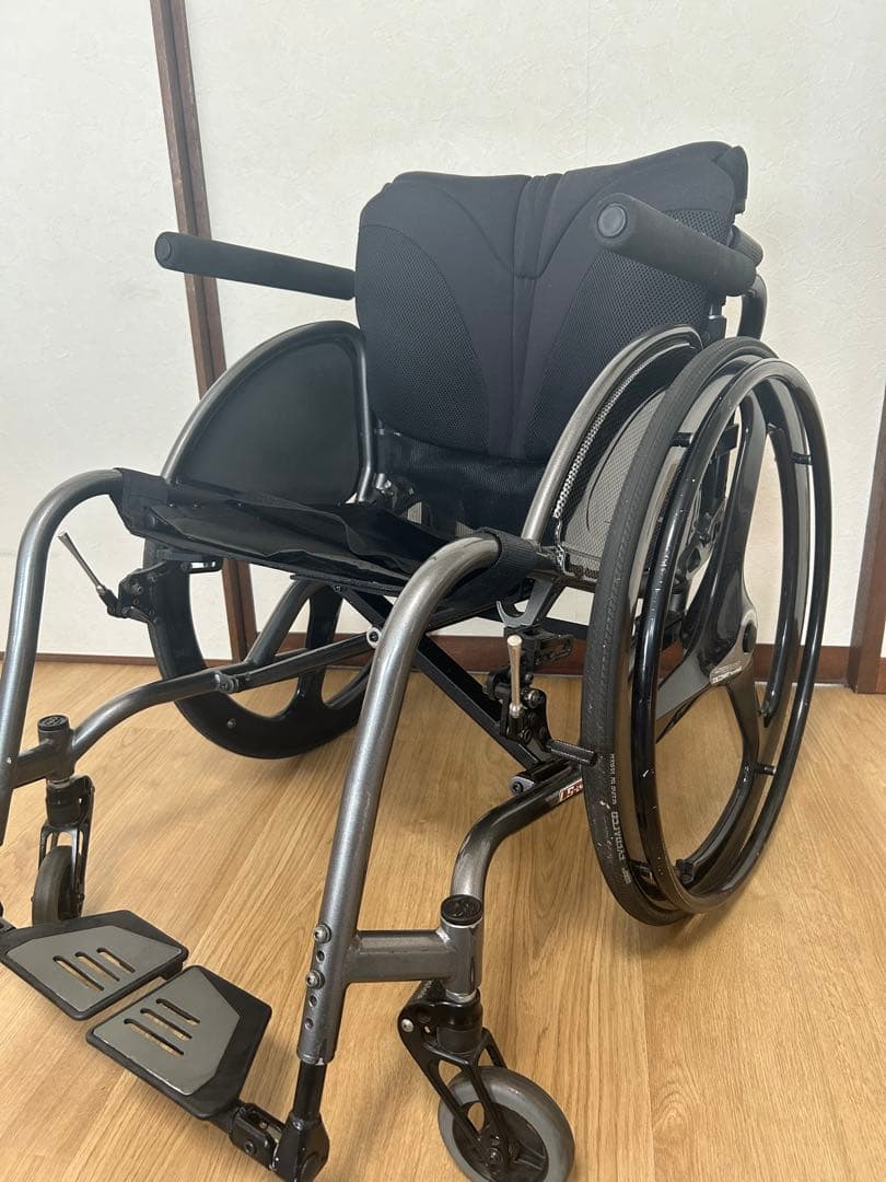 自走用車椅子 松永製作所 アルミ製 ブラック