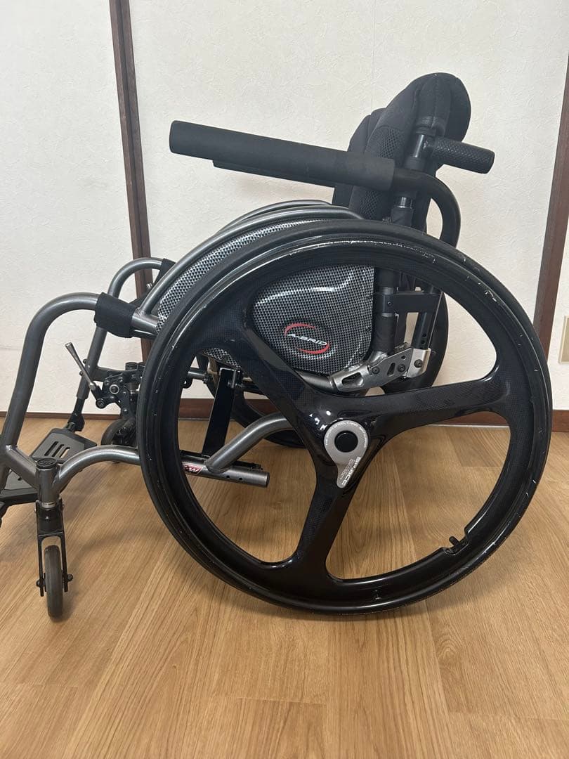 自走用車椅子 松永製作所 アルミ製 ブラック